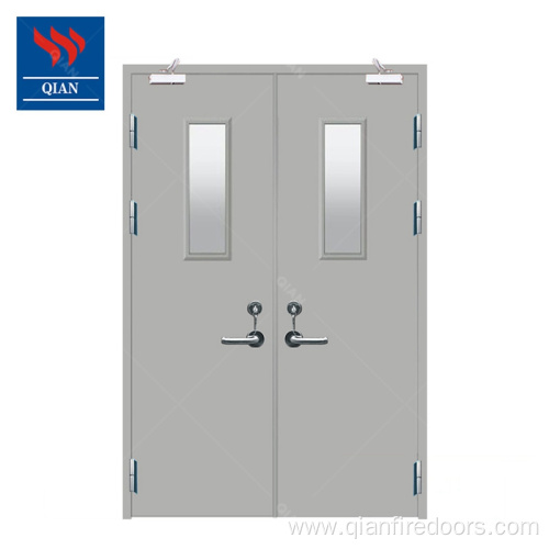 Residential 3 panel fireproof steel door